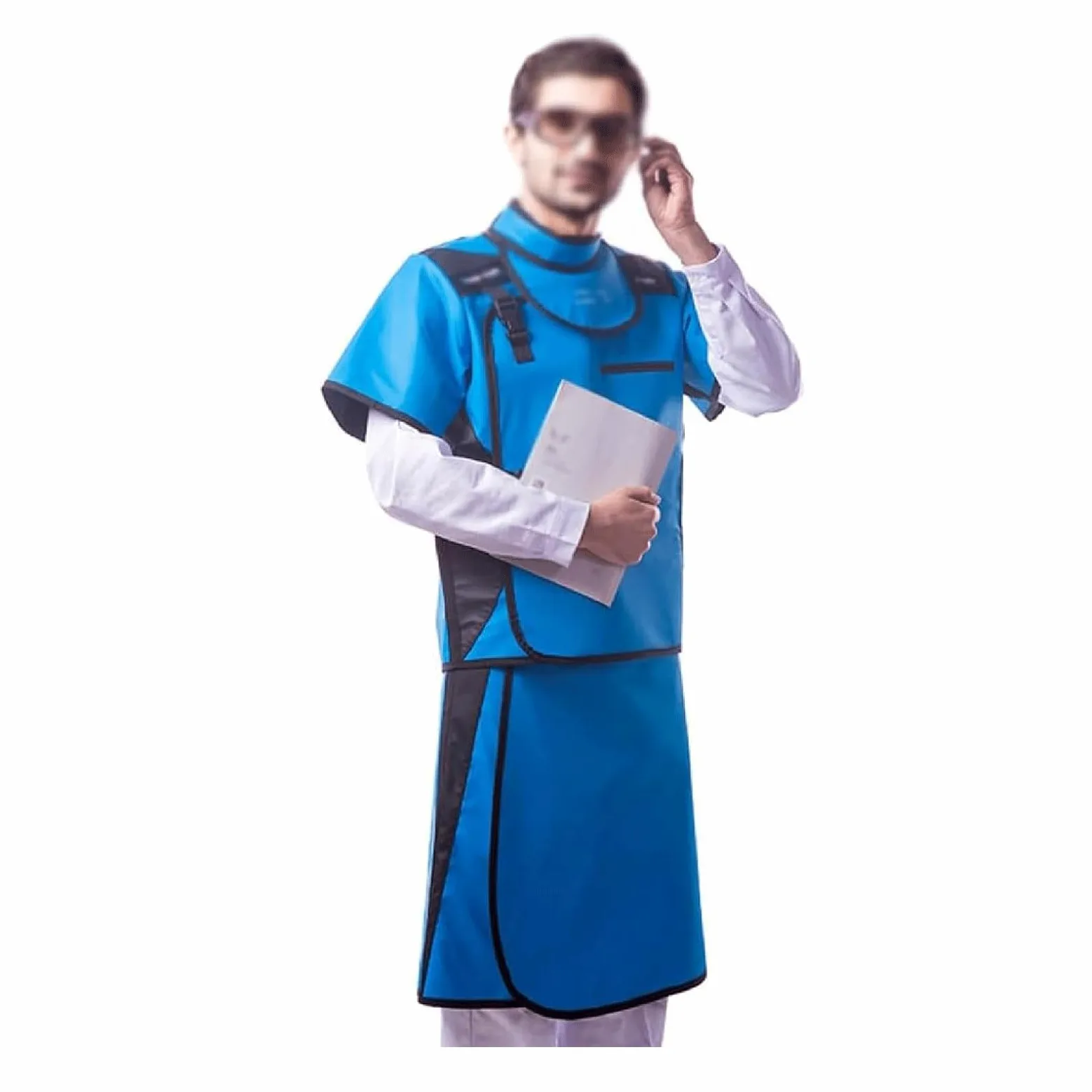 Delantal contra la radiación Impermeable, Delantal de Plomo de 0,35 Mmpb/0,5 Mmpb, Delantal de Rayos X de Cuerpo Completo, Traje de Ropa, Traje de protección contra la radiación, Unisex