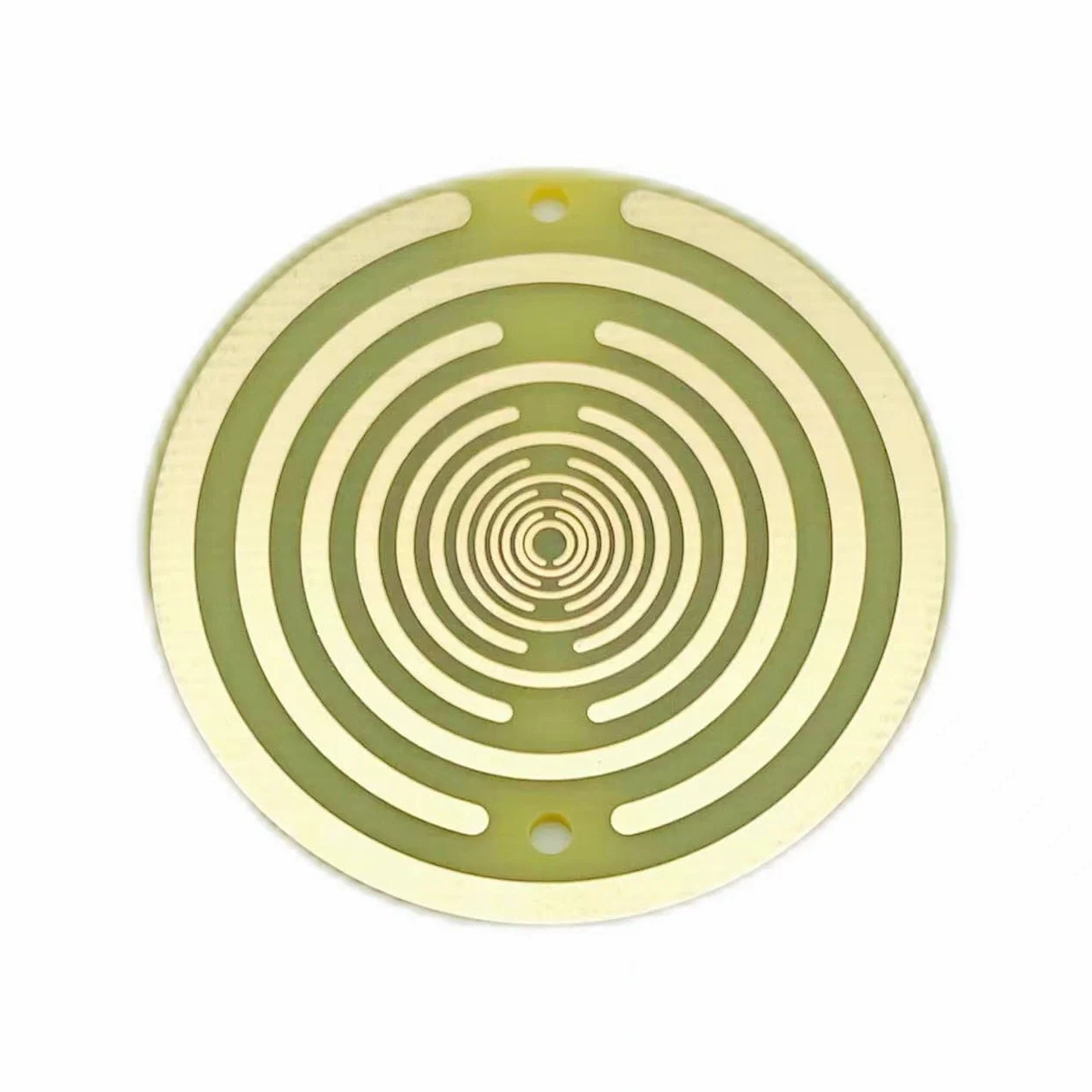 Lakhovsky MWO Disco polarizador chapado en oro de 3,9 cm, bobina osciladora multionda, 5 unidades