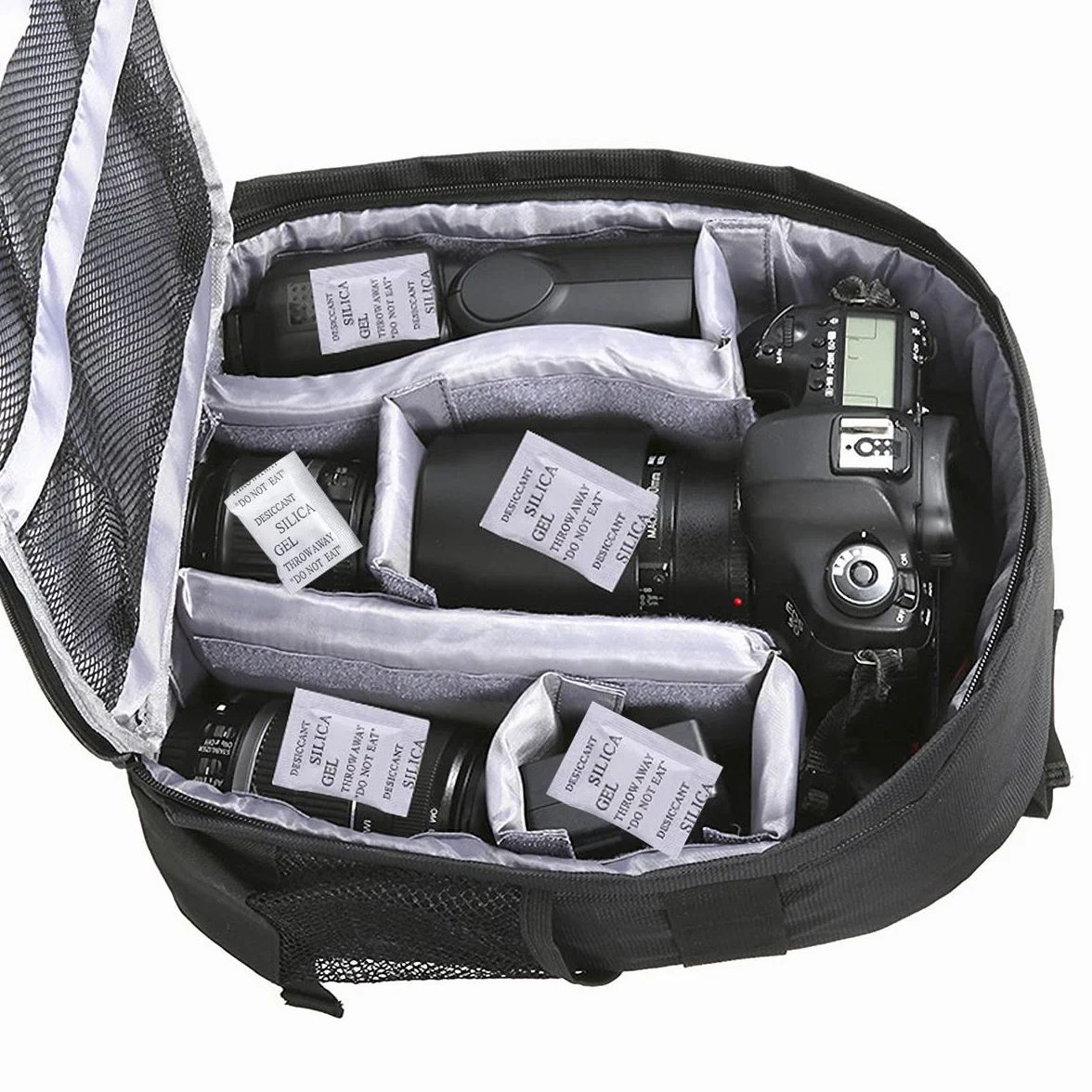 Bolsas de Gel de Sílice Sachets Desecante Pequeño Paquete de 100