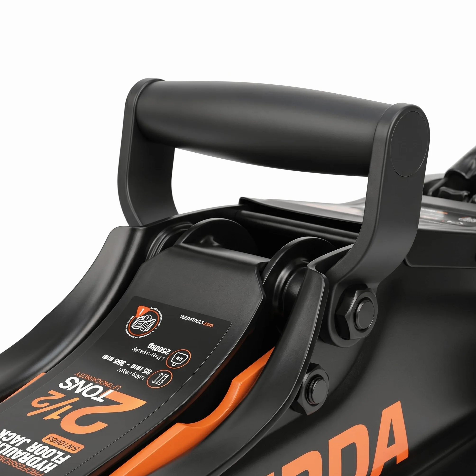 Verda Gato hidráulico de 2,5T, 85-365 mm, elevador para coches, profesional