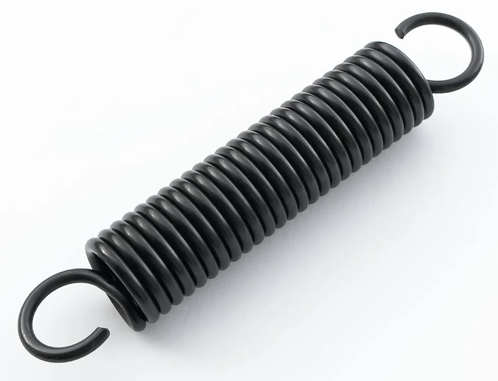 Muelles de extensión de acero 100mm 18mm 2,5mm Resortes de tracción doble gancho