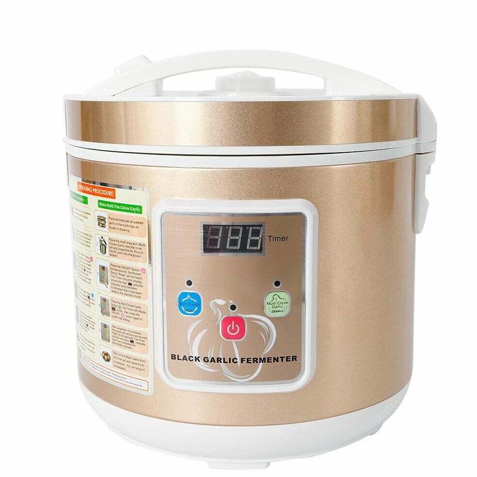 Fermentador de ajo negro 5L automático inteligente Garlics Maker 30x30x31.8 cm