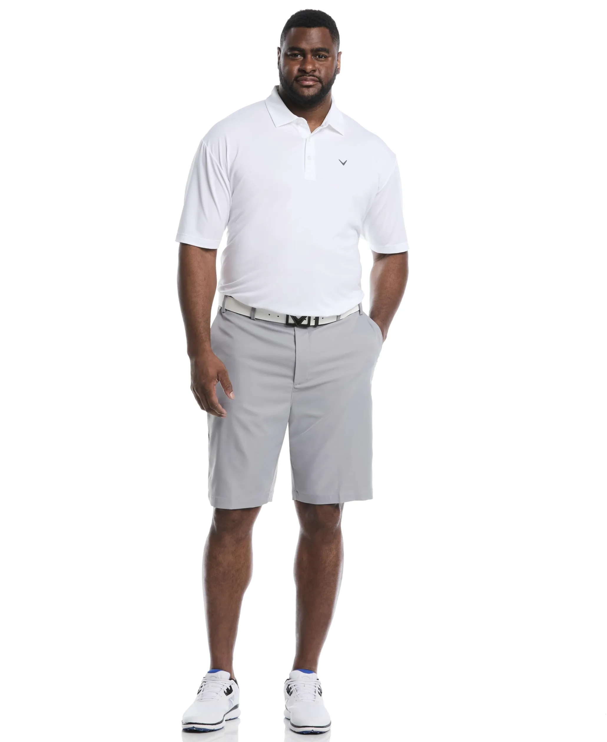 Callaway Pro Spin 3.0 Performance - Pantalones Cortos de Golf con Cintura Activa, Talla 30 – 44, Grande Y Alto, 25,4 Cm - Pantalón Corto Stretch Pro Spin con Cintura Activa Hombre