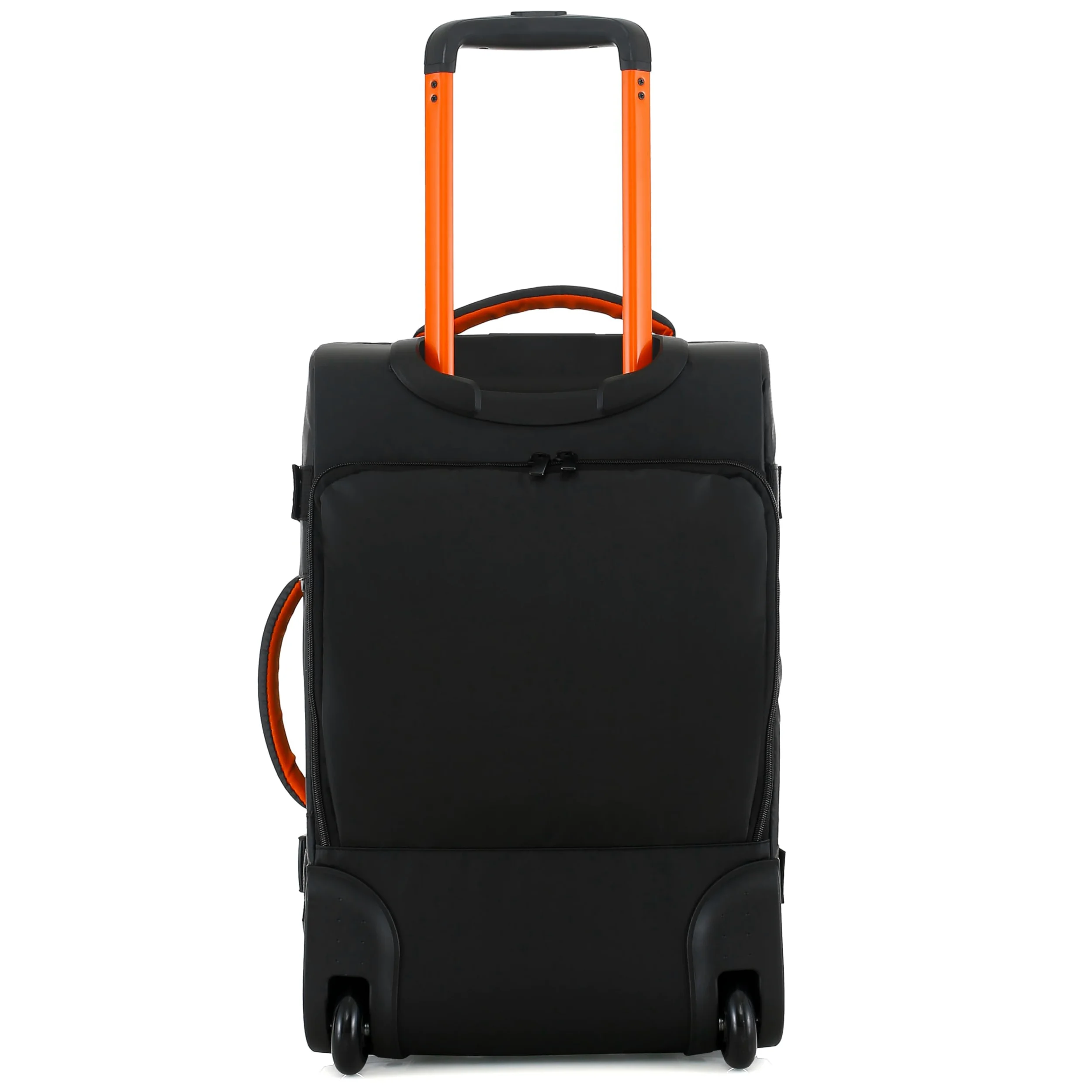 Mochila trolley híbrida de viaje, equipaje de mano, convertible mochila/maleta, negro, poliéster, 55 x 35 x 20 cm, con ruedas deslizantes y cierre TSA, Equipaje de mano 55 x 35 x 20 cm, Black