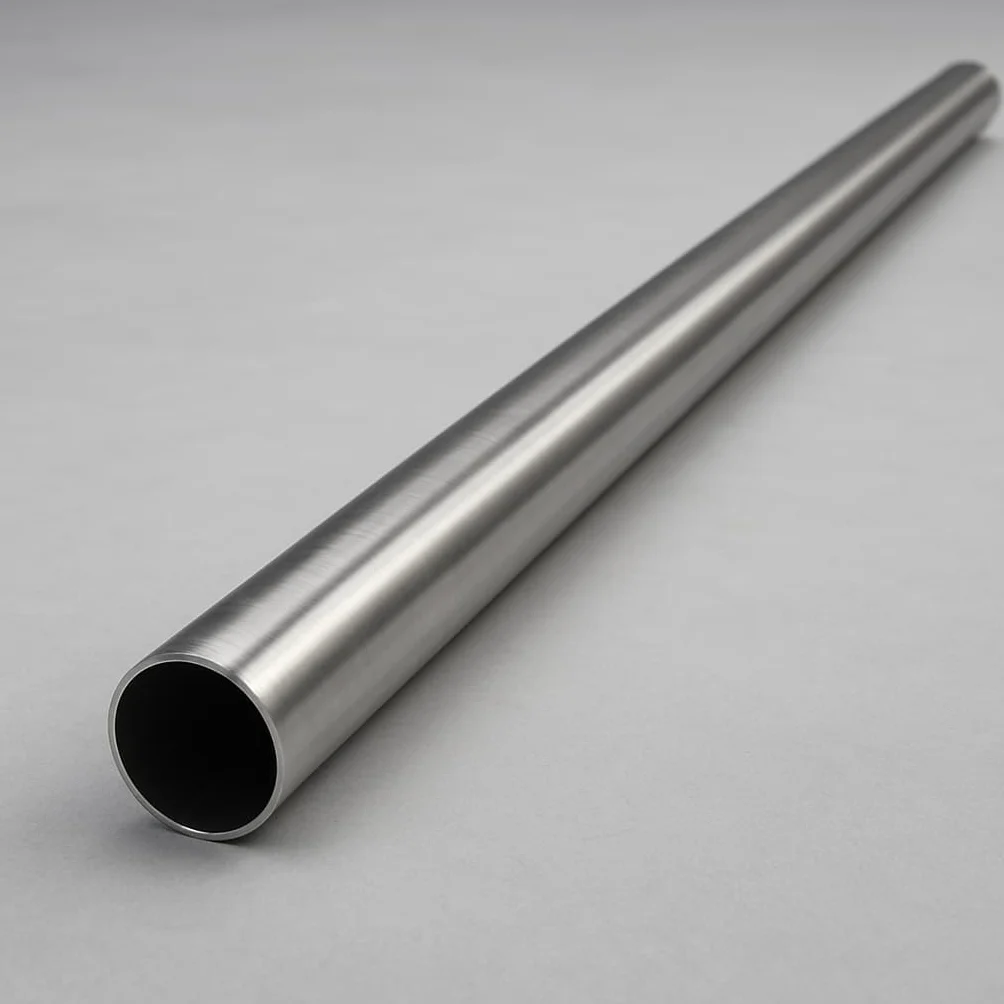 Tubo de acero inoxidable V2A 1.4301 63,5 mm x 1000 mm 6,35 cm escape
