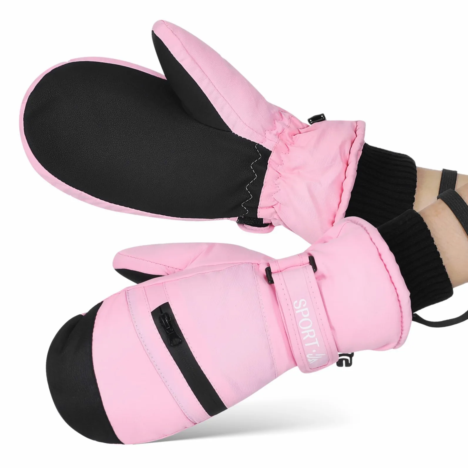 TOYANDONA Guantes Térmicos Impermeables y Cortaviento para Trabajo y Esquí con Pantalla Táctil Cálidos y Flexibles para Hombre y Mujer Talla XL