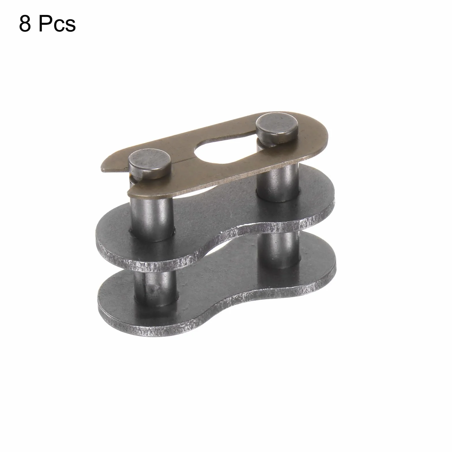 QUARKZMAN 19.05mm Paso Enlaces de Conexión Cadena de Rodillos 12B-1 Acero al Carbono