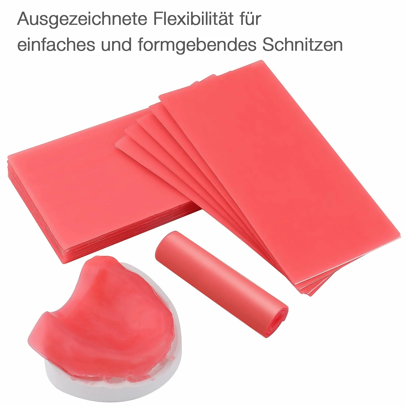 Cera para Modelado Dental BasePlate Rosa 20pcs Ortodoncia Laboratorio
