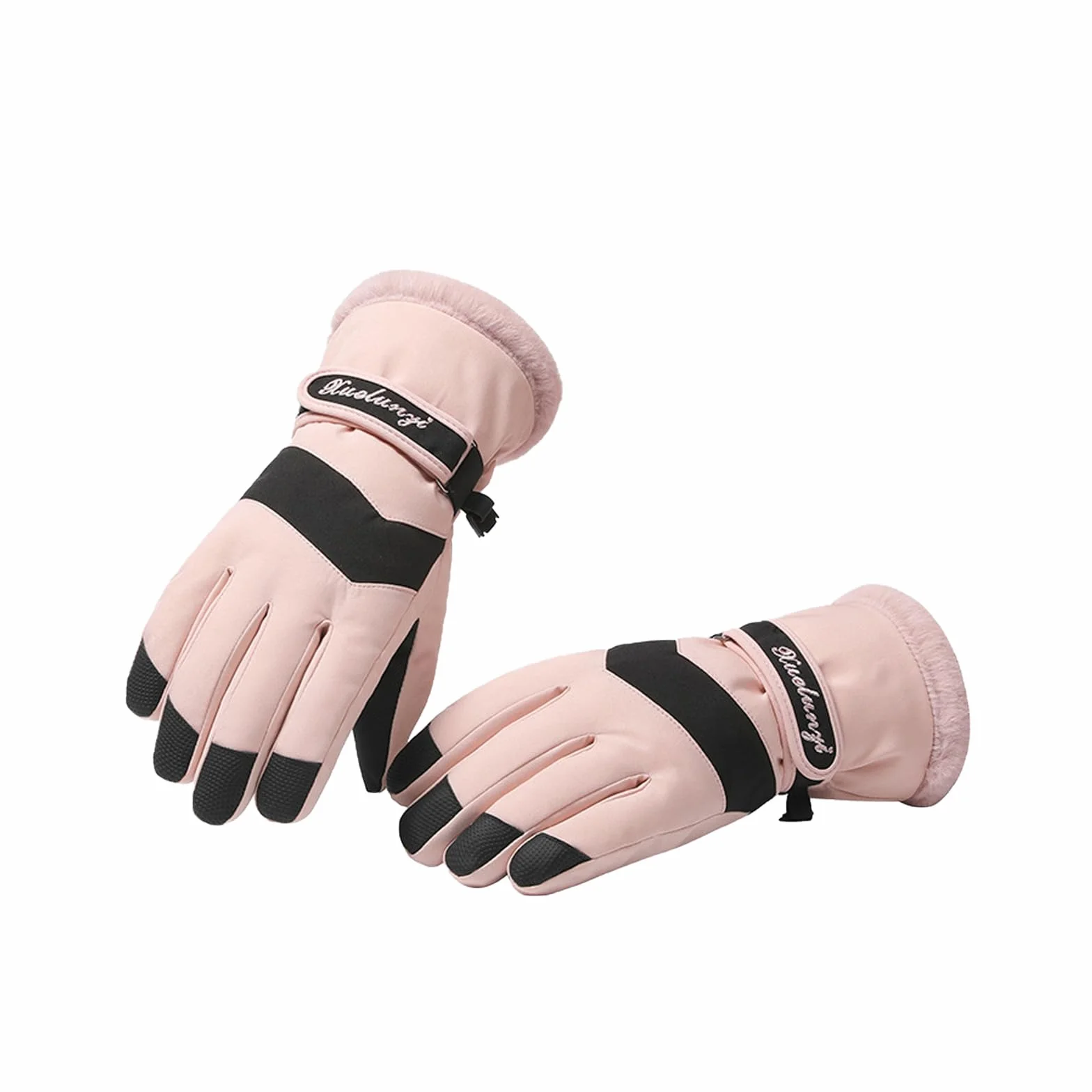 Andiker Guantes de esquí para mujer resistentes al viento y al agua térmicos de invierno