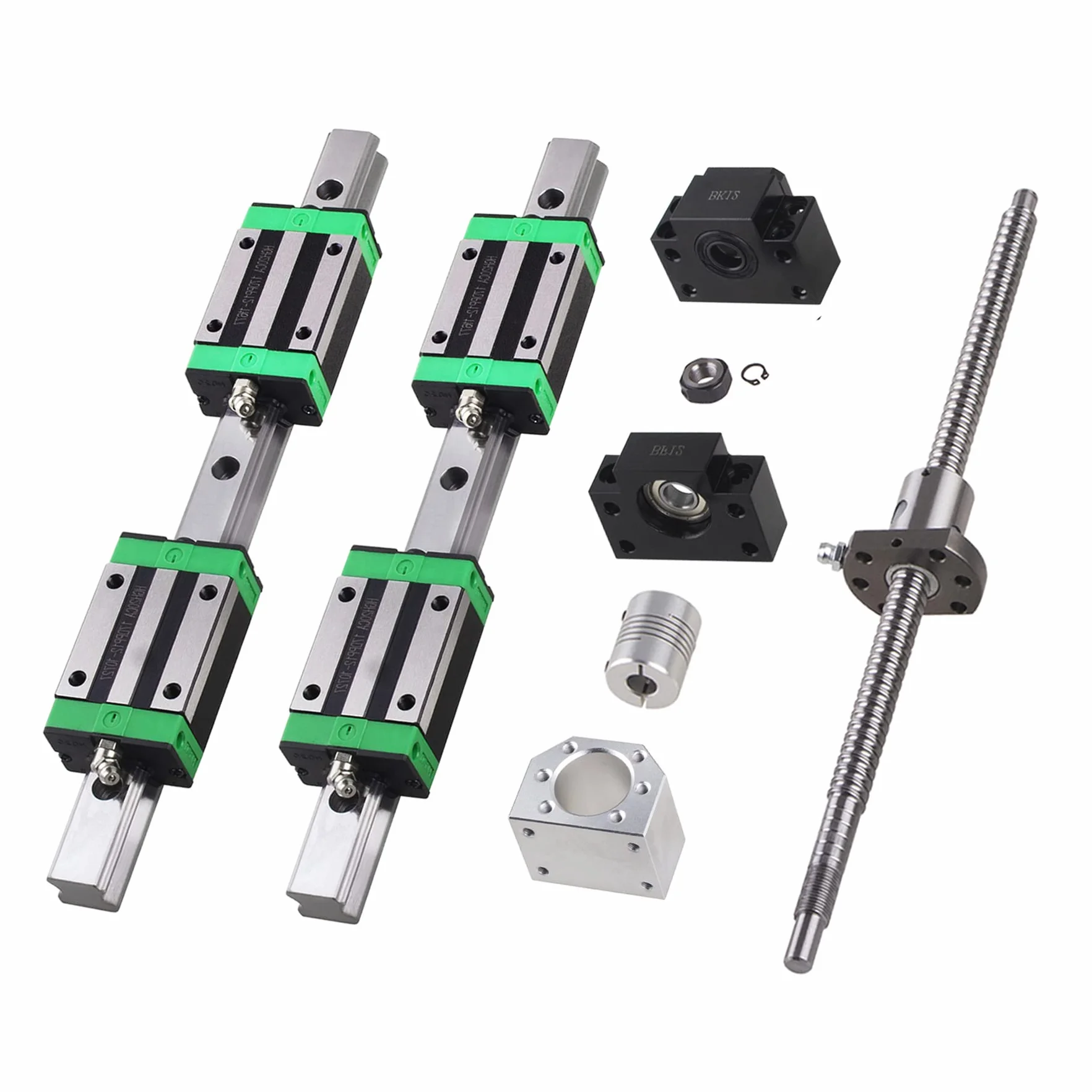 CNC Juego de guía lineal HGR20-400 mm con bloque deslizante y husillo de bolas SFU1605