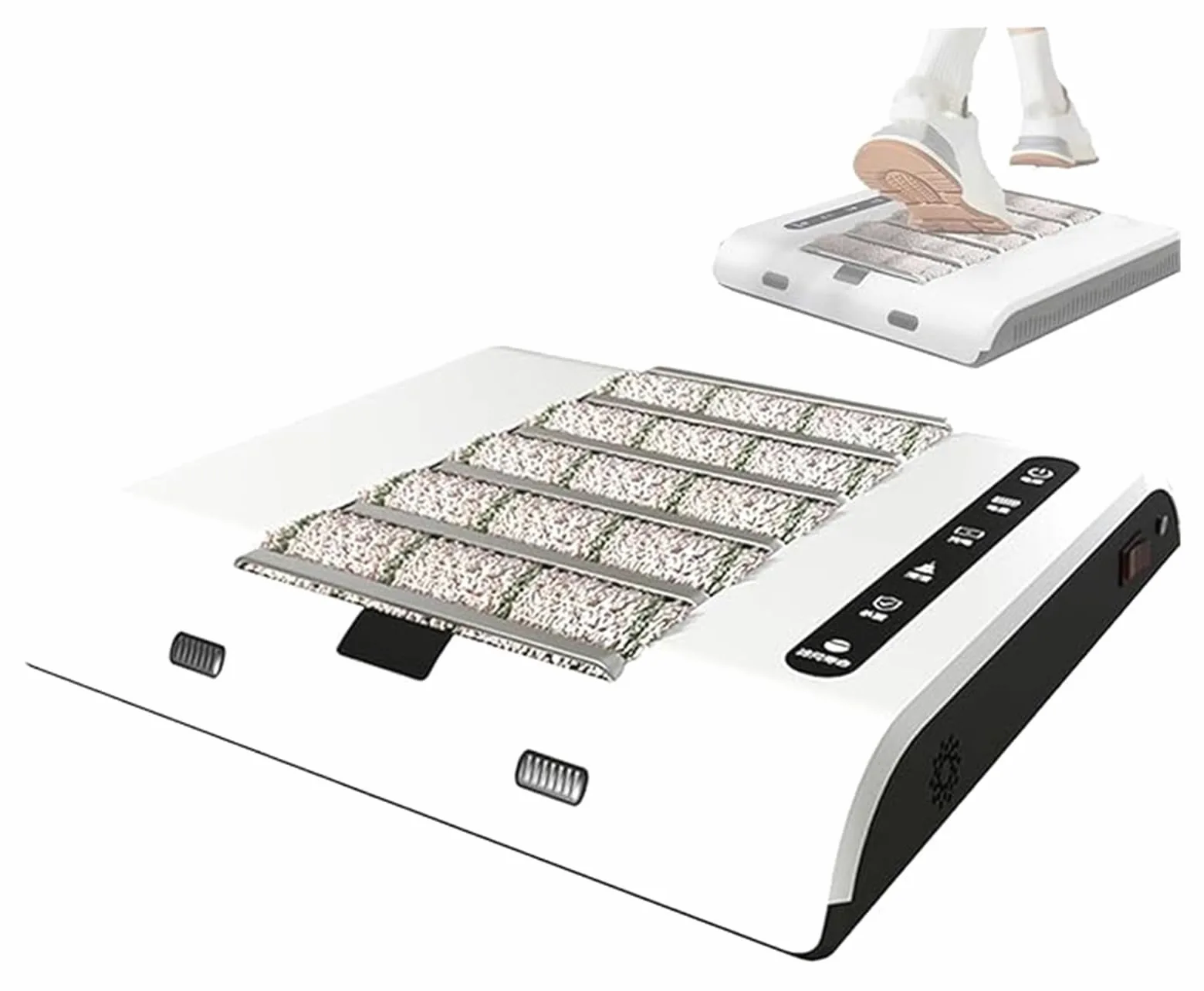 Pulidora eléctrica de zapatos de inducción, limpiador automático de suelas, succión de 1000 Pa, 260 RPM, sin agua, para botas y zapatos, oficina en casa, hotel