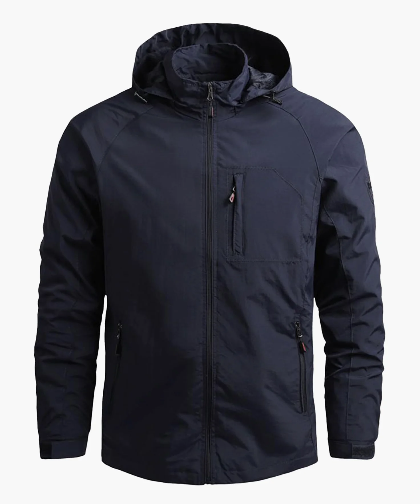 Chaqueta al Aire Libre para Hombres Chaqueta de senderismo Impermeable Ligeras chaqueta de entretiempo primavera otoñoCortavientos Cazadoras Deportiva Abrigo Antiviento Aire Libre softshell