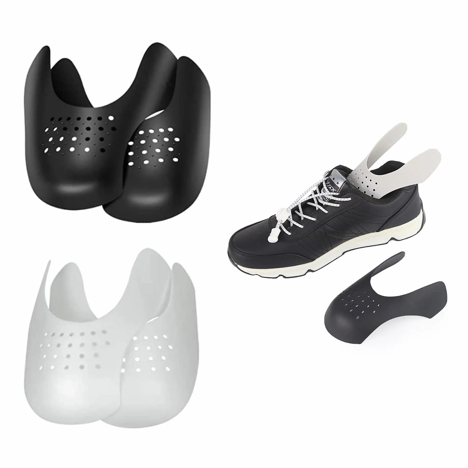SEMINISMAR Protección antiarrugas para zapatos, protección contra pliegues de zapatos, protección contra pliegues de zapatos, protección contra torceduras, protección contra torceduras, protección