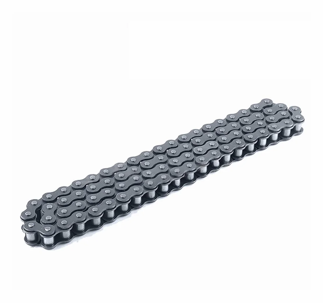 Cadena de rodillos de transmisión 05B acero al carbono paso 8mm eslabón conector industrial