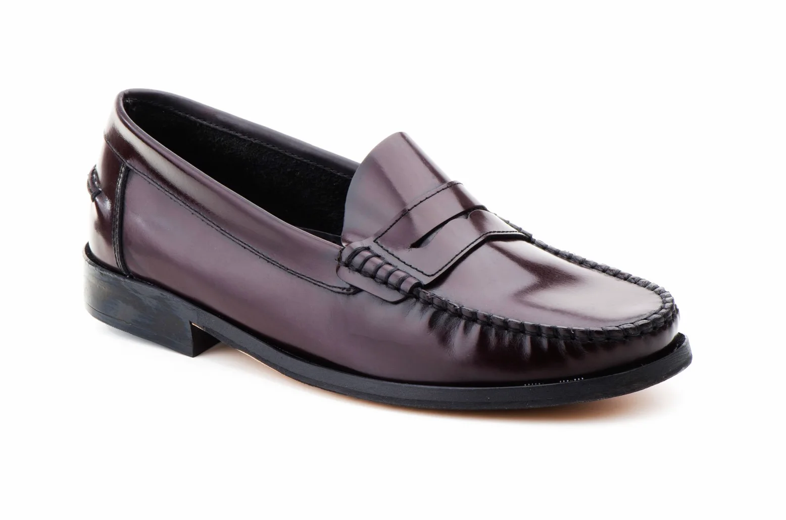 Urban Jungles Mocasines Castellanos de Piel Florentic para Hombre, Mod. 7000, Calzado Made in Spain Garantía de Calidad. (48, Burdeos)