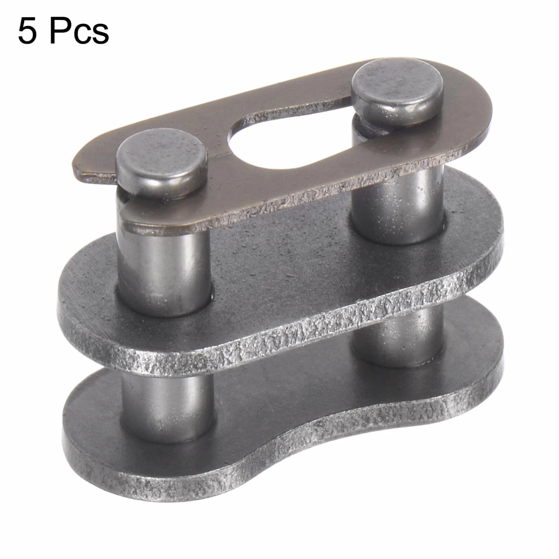 sourcing map Cadena Maestro Conector Enlace Rodillo 1/2" Paso Carbón Acero Estándar Conexión División Enlaces para Cadena 08B