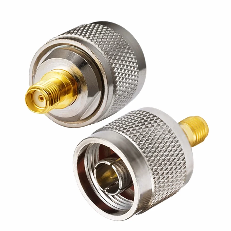 Vecys Adaptador SMA Hembra a N Macho para Cable Antena WiFi Router WLAN 2PCS