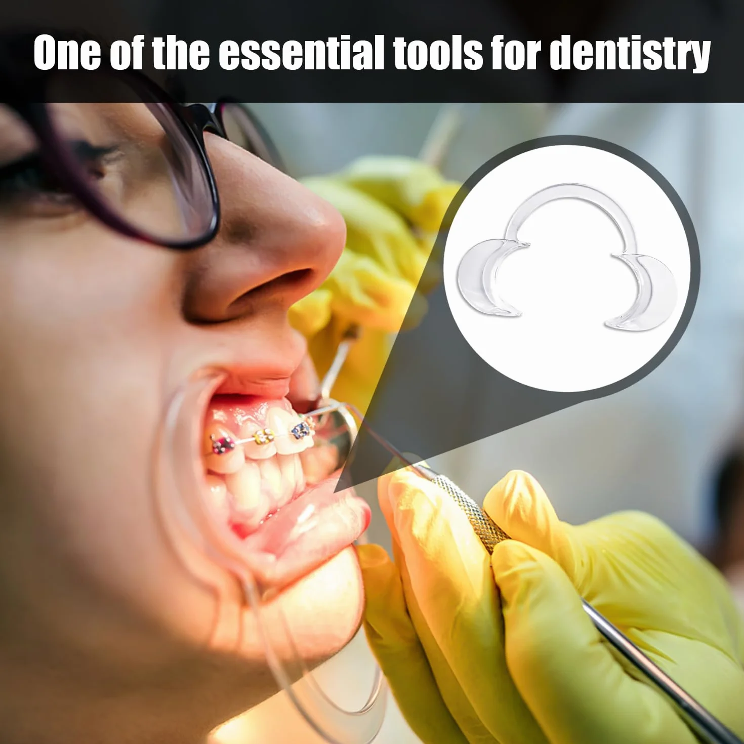 Expansores Orales de Encías Herramientas Dentales Abridor de Boca Retractor de Mejillas y Labios Expansor de Dientes