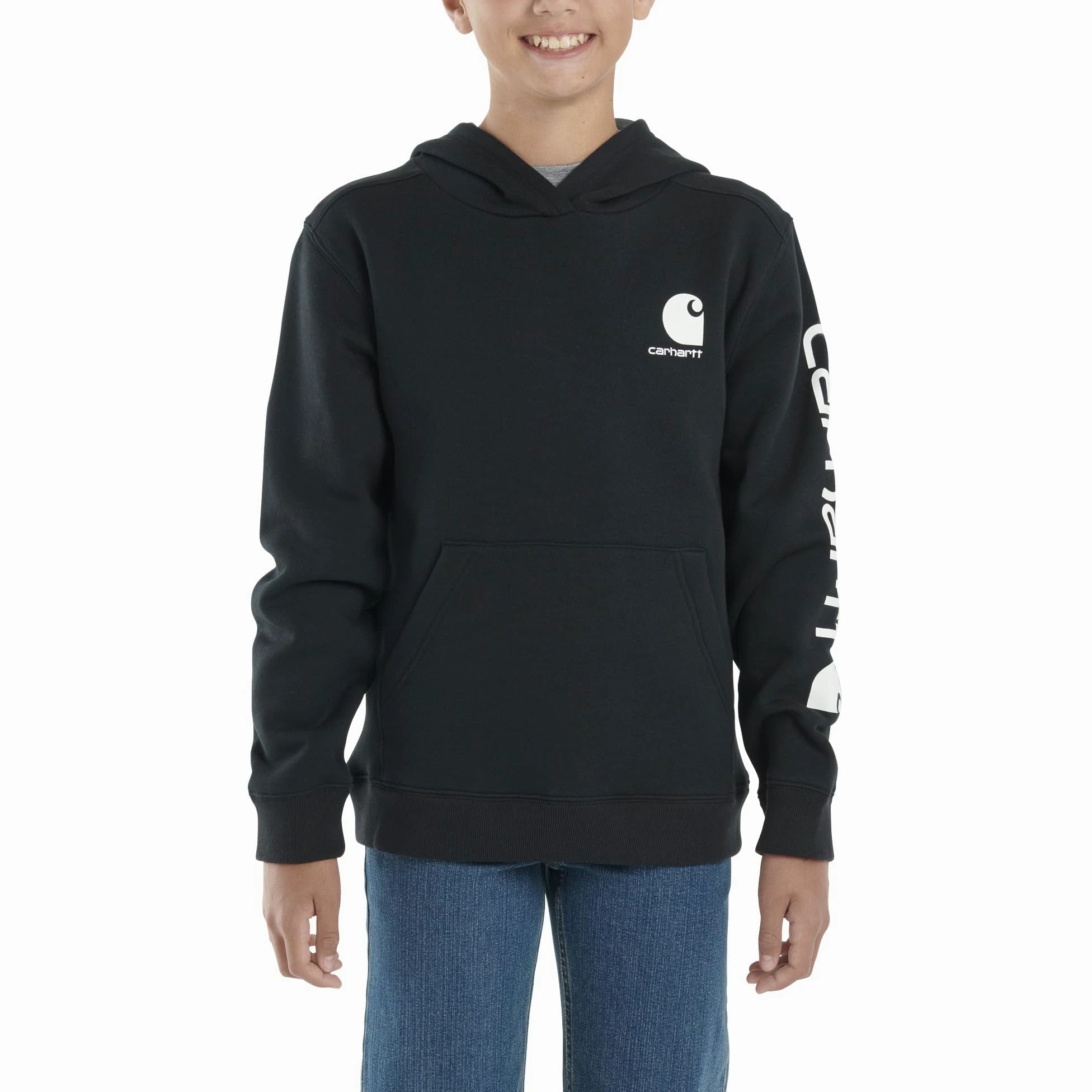 Carhartt Sudadera con Capucha de Forro Polar para niña