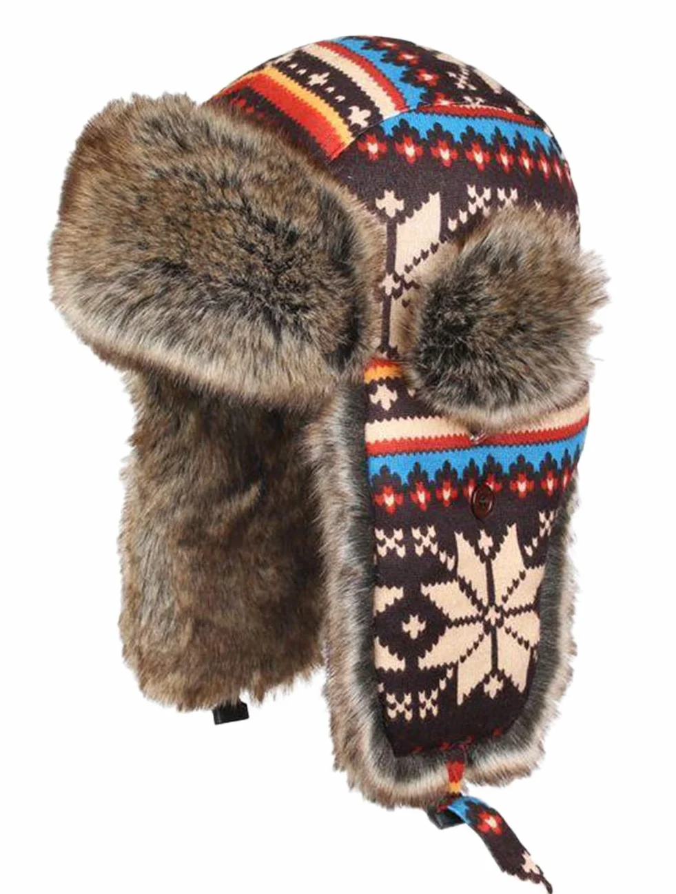 Insun Unisexo Gorros de Aviador de Punto Sombrero de Bombardero Gorro Peludo de Invierno