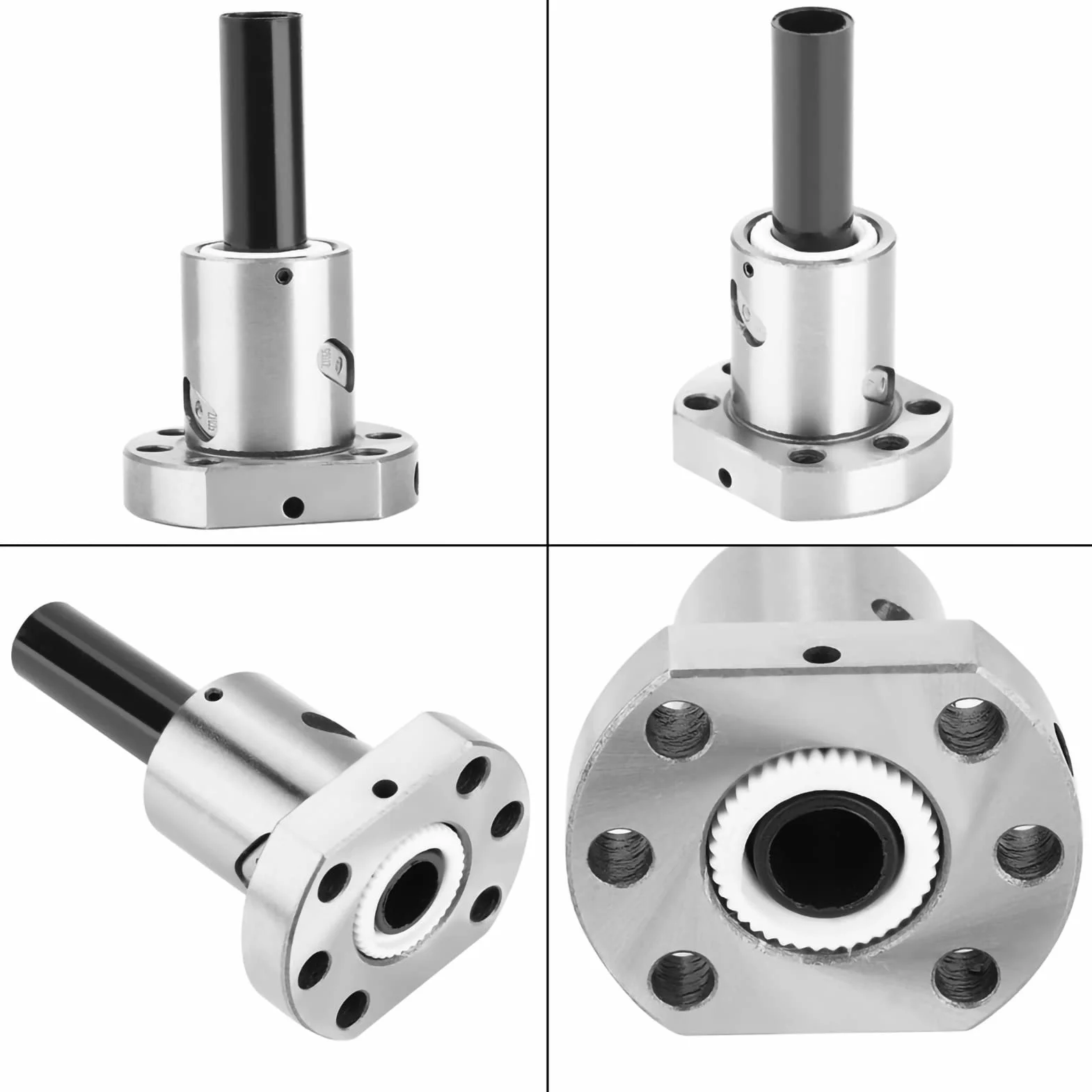 Tornillo de bola CNC 16 mm Rm1605 Sfu1605, tuerca de brida de acero