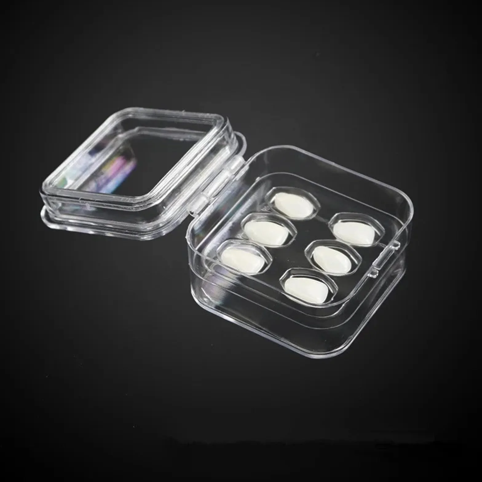 Caja Dental con película para dentadura, Material de Almacenamiento de Chapa, Herramientas dentales cosméticas, 40 Piezas