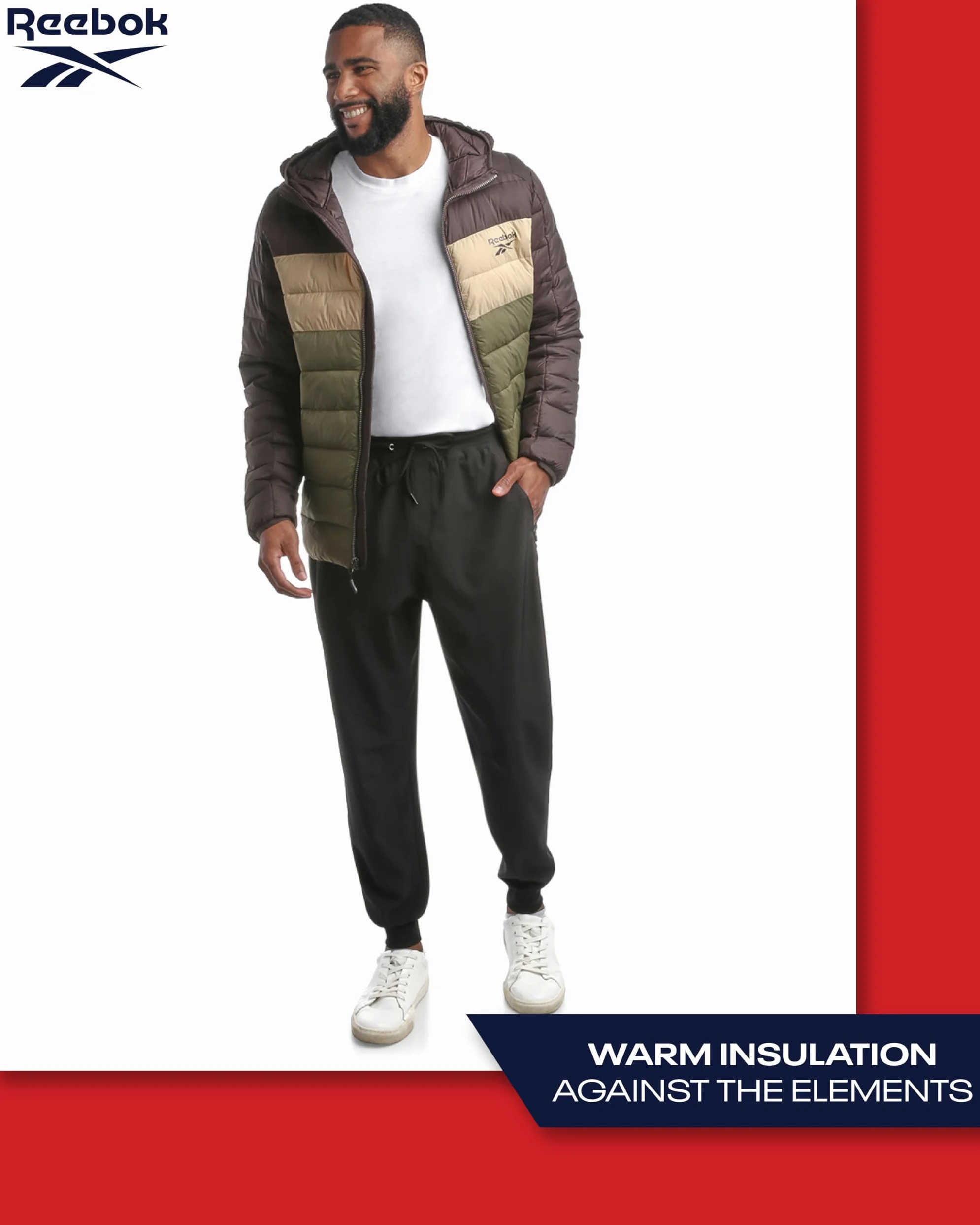 Reebok M Packabl Glacir Jkt plumas Hombre