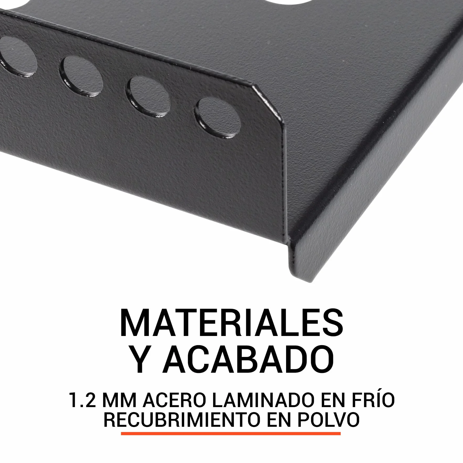 Aiten Bandeja Fija de Rejilla 1U 490 mm x 280 mm Acero Laminado 17 kg 19"