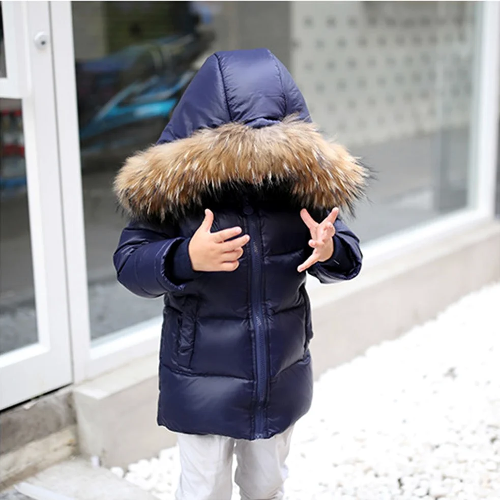 Chaquetas Plumas Niños-Free Fisher Abrigo Acolchado Niña Chaqueta Invierno Niño Impermeable con Capucha Caliente