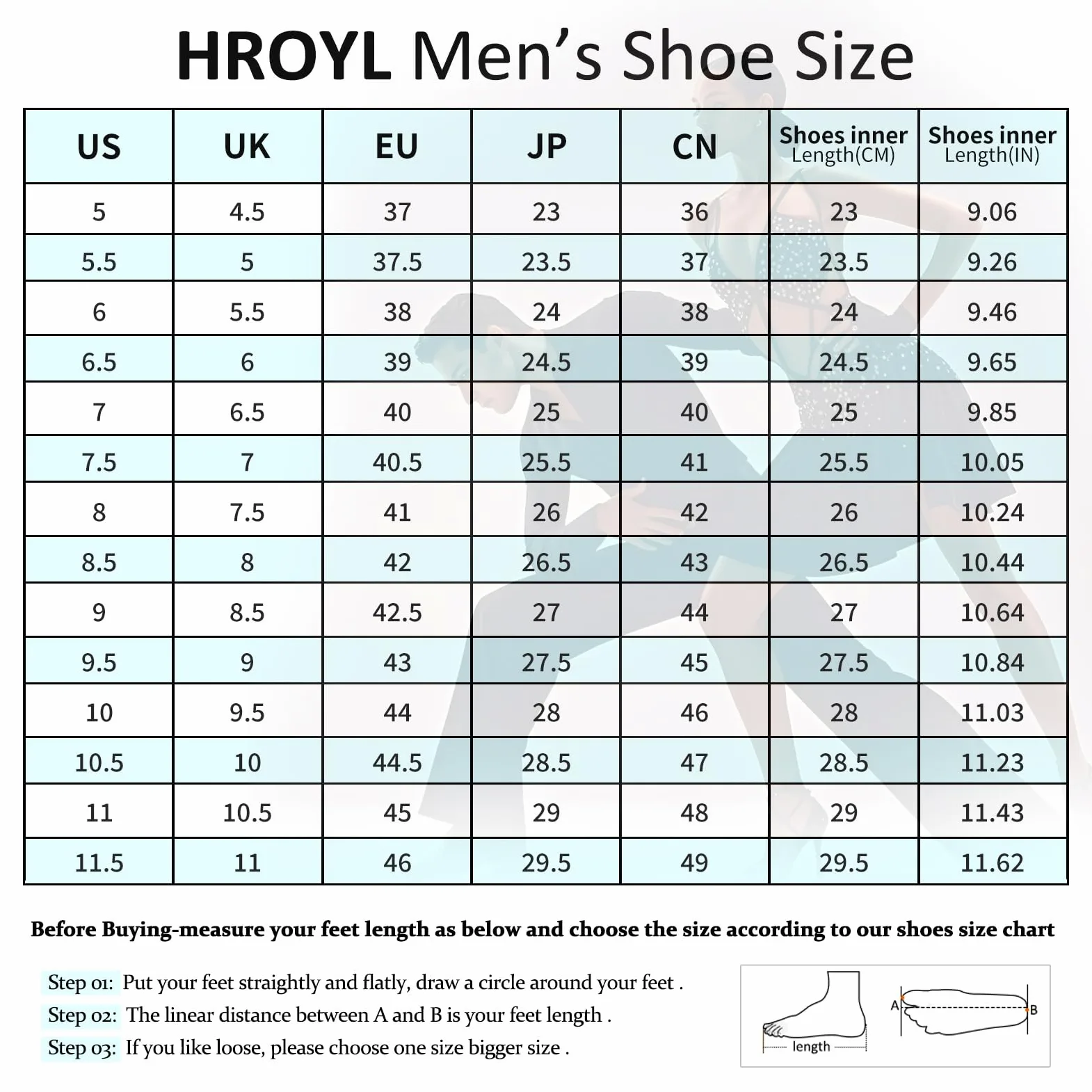 HROYL Zapatos de Baile Hombre Latino y Salsa Zapatos Baile de Salón con Cordones,LHD-NX404