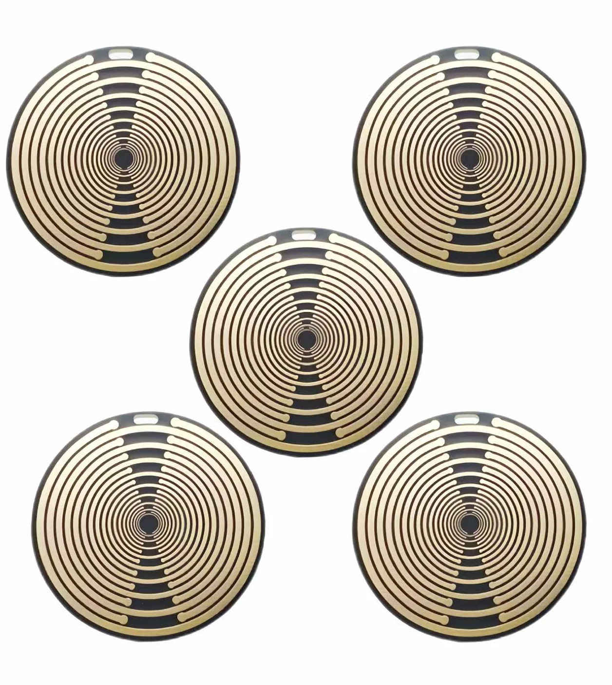 Lakhovsky MWO 5 osciladores multionda 3 cm bobina de cobre negro dorado