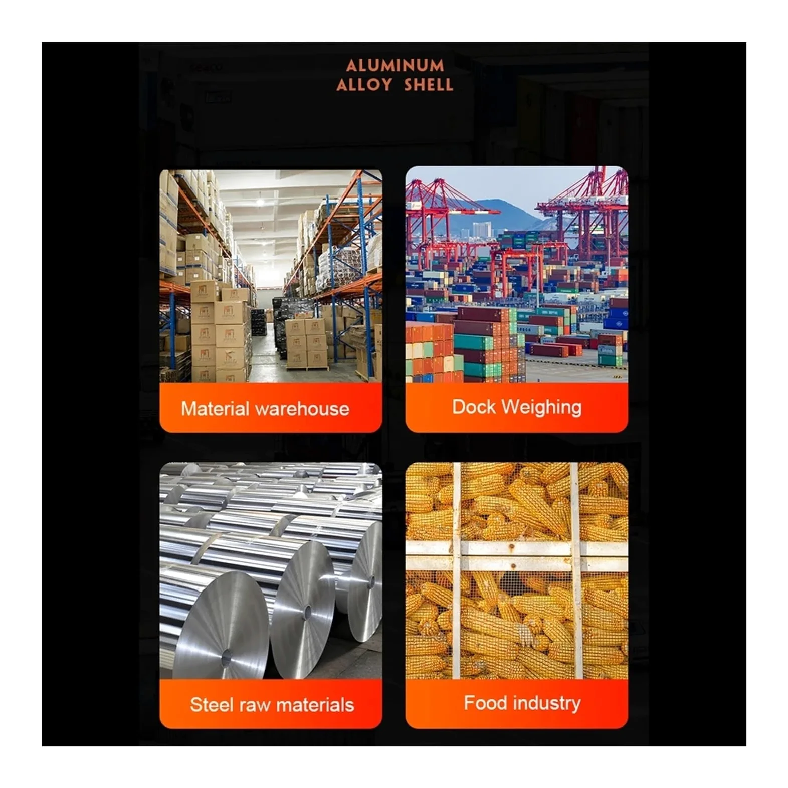 Escala colgante, 1000kg1T Báscula digital industrial colgante para grúa | Incluye pantalla digital legible, diseño portátil y construcción resistente para equipaje, viajes y pesaje portátil.