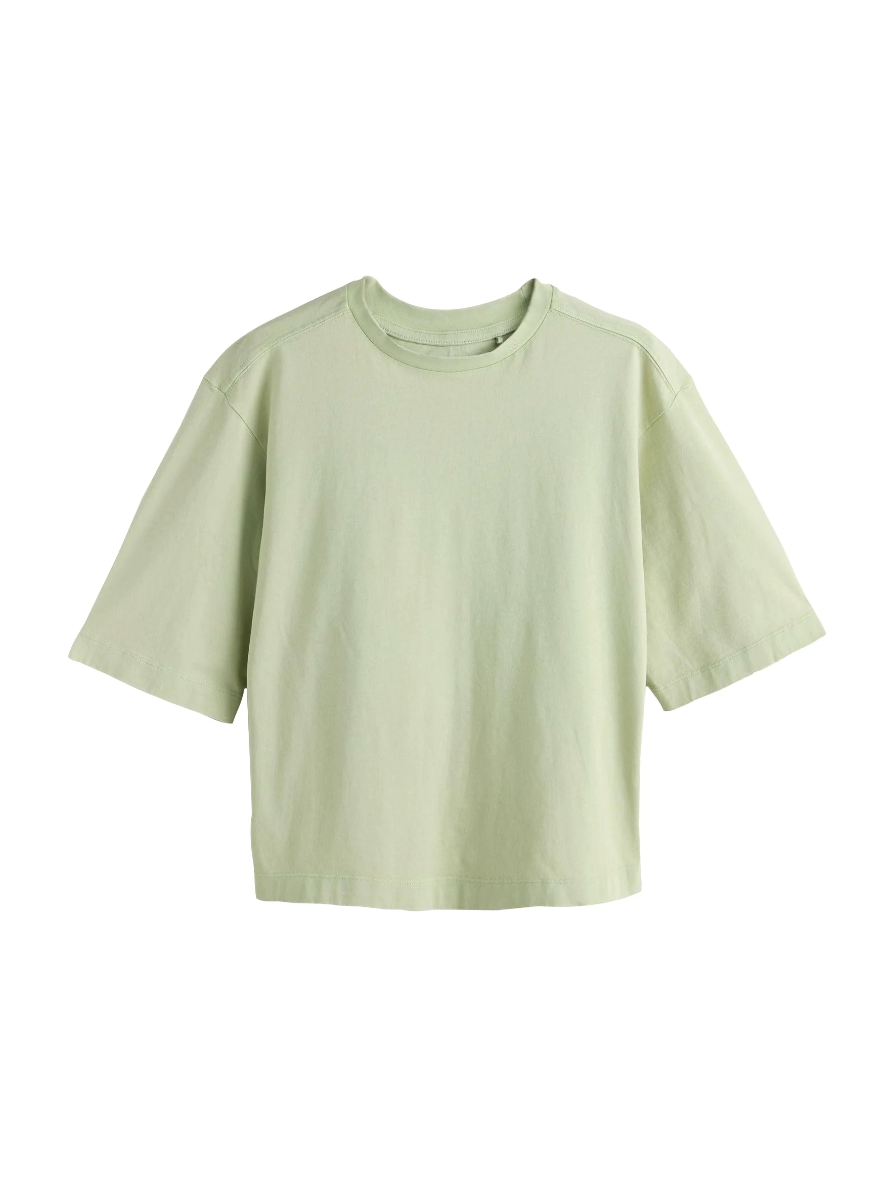 NEXT Mujeres Pack de 5 Camisetas de Corte Holgado y Cuadrado con Cuello Redondo y Mangas hasta el Codo