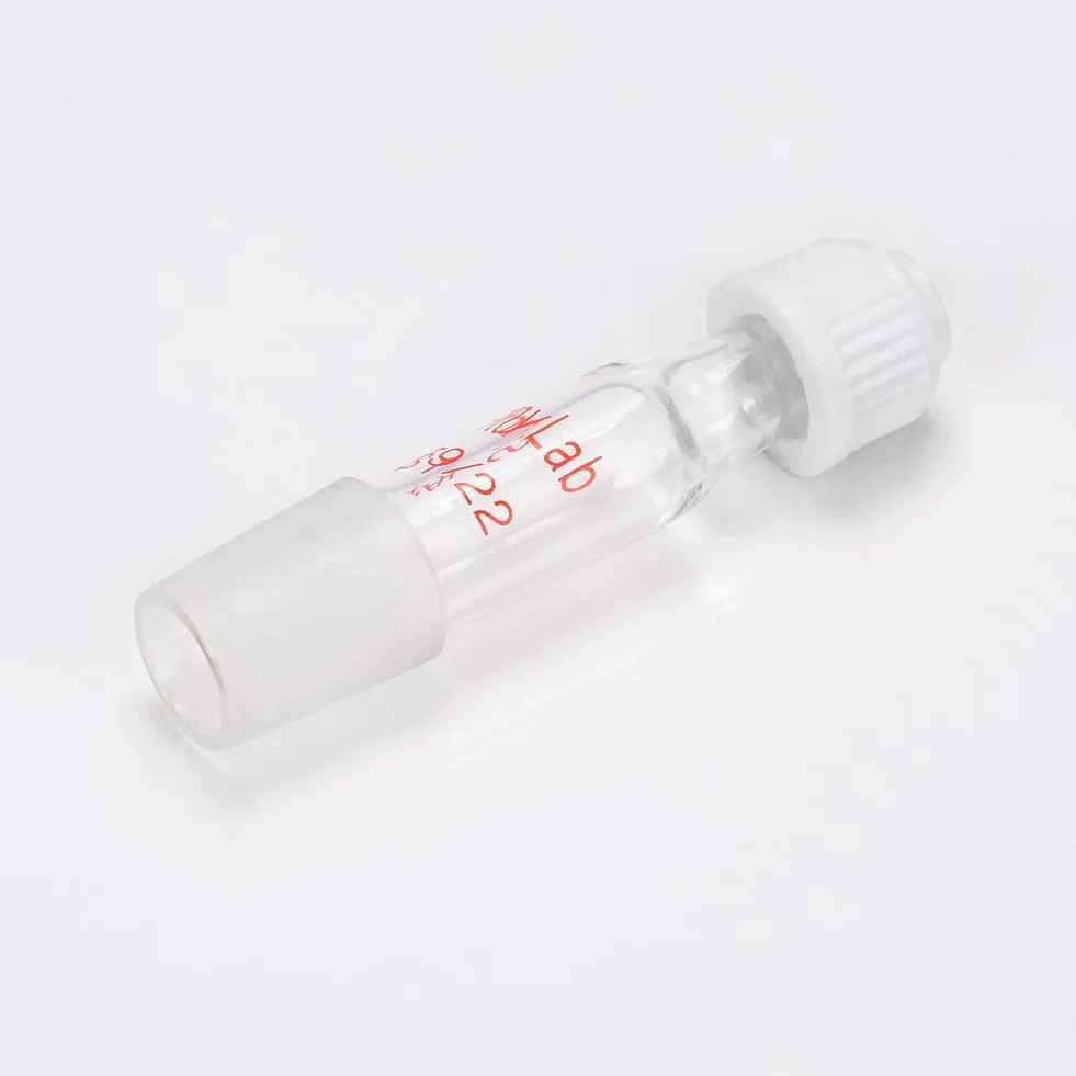 Adaptador de Entrada del Termómetro 19/22 80 mm para Destilación