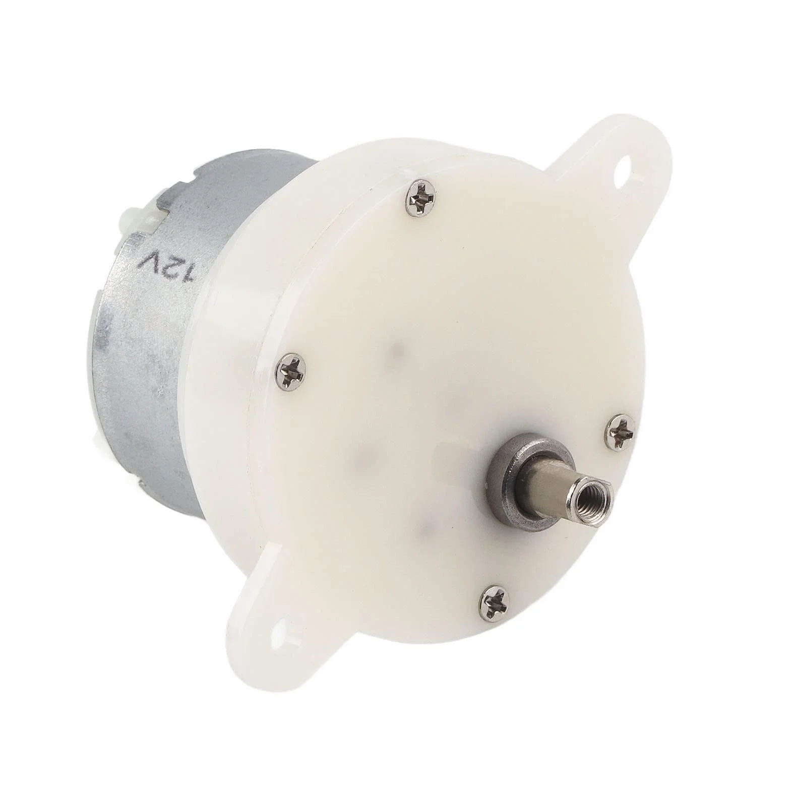 Motor eléctrico 12V CC 10 RPM engranaje pequeño silencioso terminal para soportes