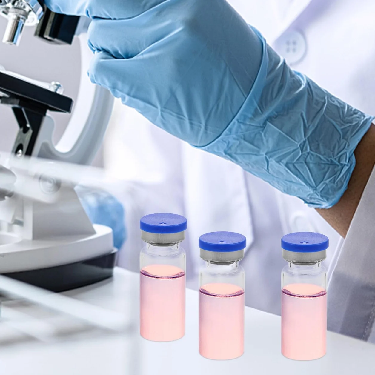 ULTECHNOVO Botellas Viales Transparentes de Vidrio 10ml 20 Piezas con Tapas Viales Vacías de Laboratorio