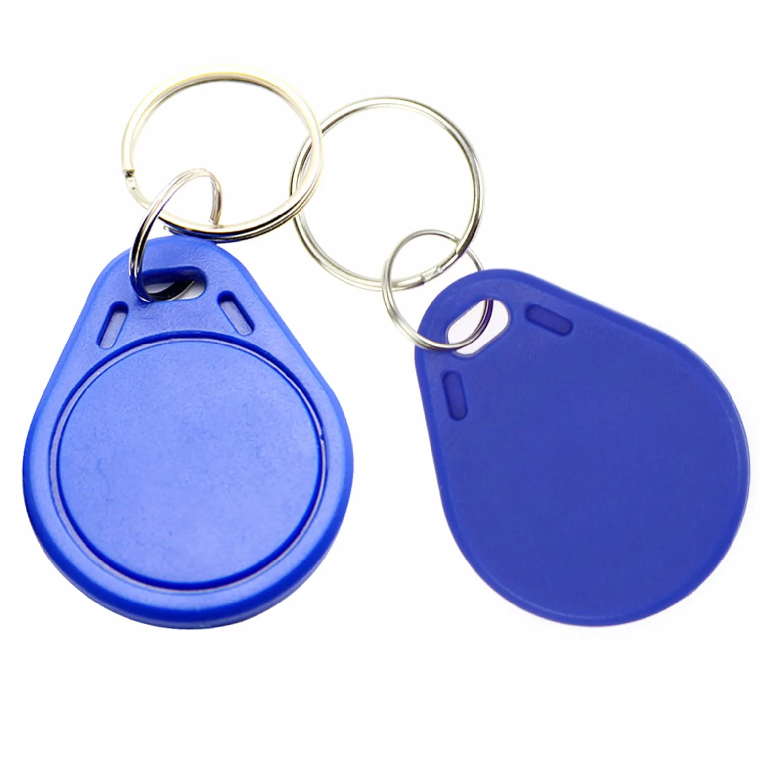 Tarjeta de llave IC RFID proximidad azul 13,56 MHz UID solo lectura llavero Control de acceso