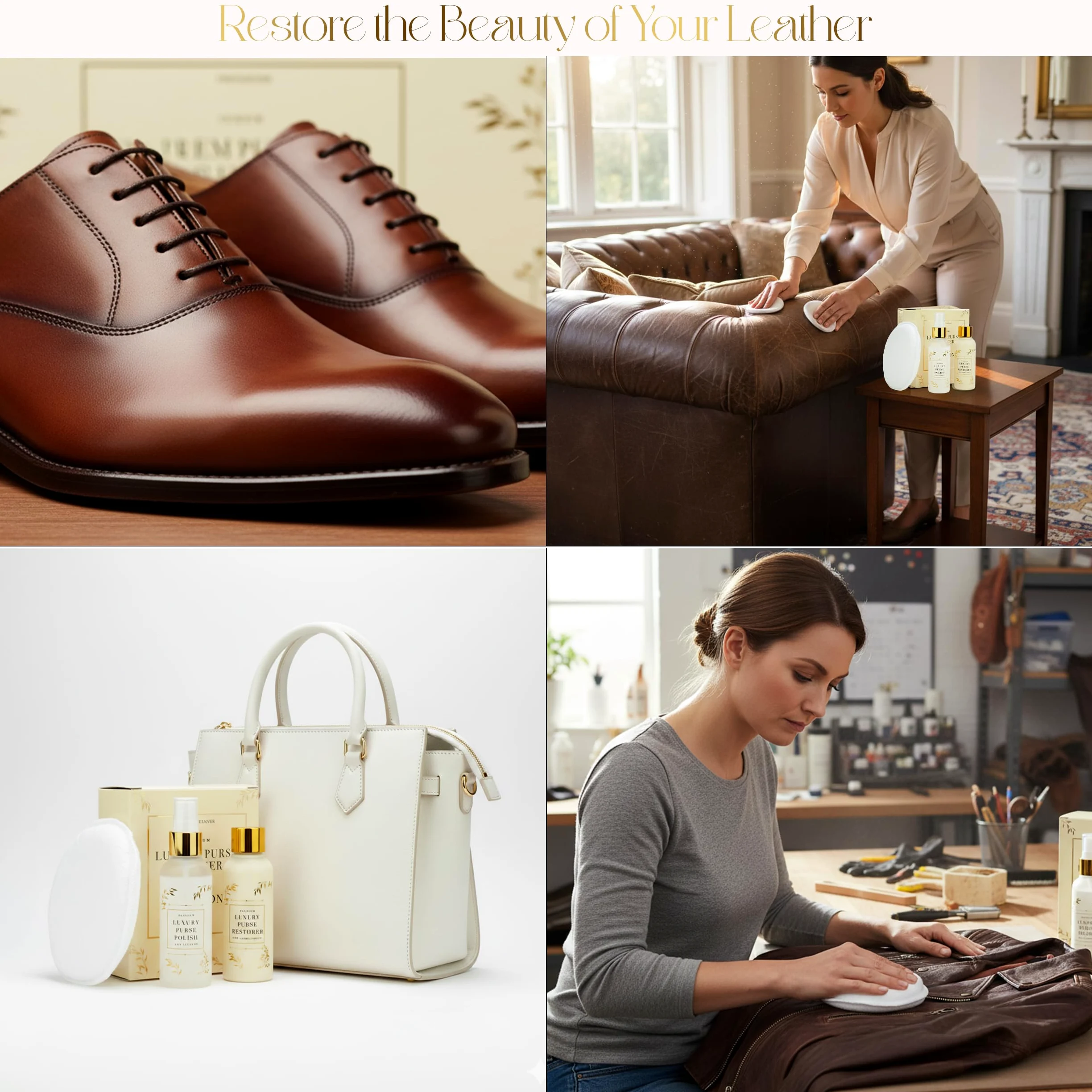 Limpiador y acondicionador de bolsos de cuero para bolsos, bolsos de diseño y bolsos de lujo, limpiador de cuero recomendado para bolsos y acondicionador de cuero para bolsos de mano por Combat