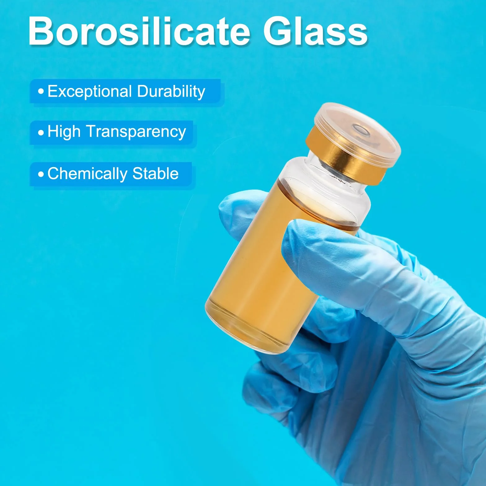 PATIKIL 12 Piezas Viales Muestra Vidrio Borosilicato Transparente 10 ml Tapa Aluminio Plástico Tapón Goma Almacenamiento Sólidos