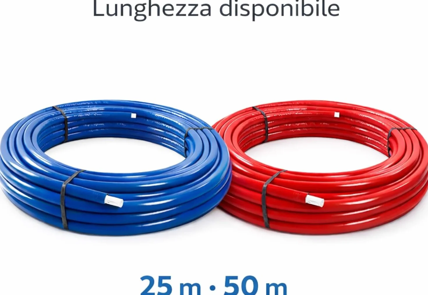 Tubo Multicapa PERT-AL-PERT Aislado Azul 32 mm 25 Metros