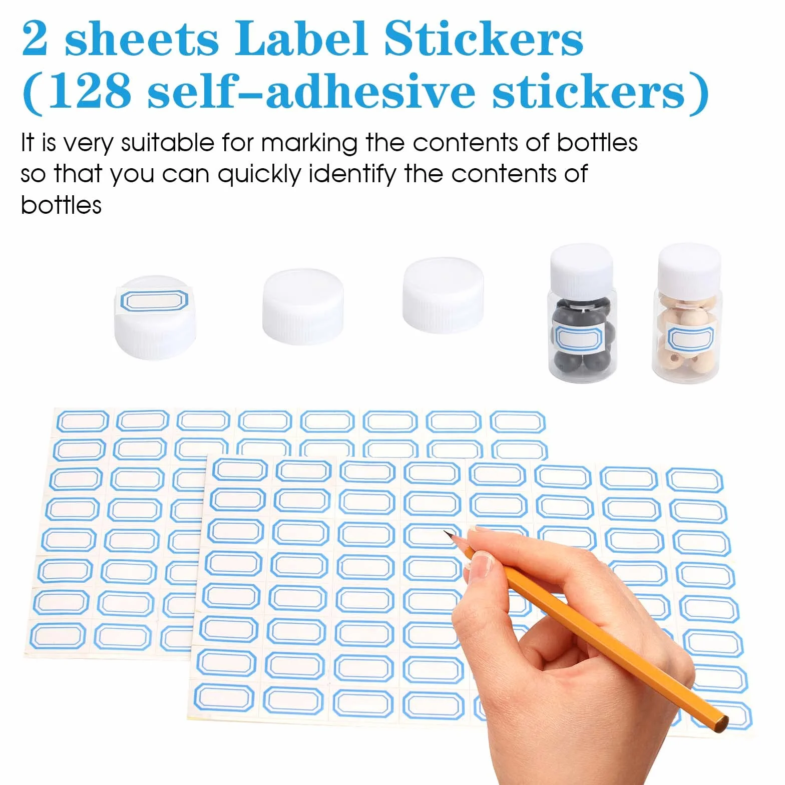 UMILKI 30 Frascos Pequeños de Plástico para Muestras, 20 ml con Tapón de Rosca