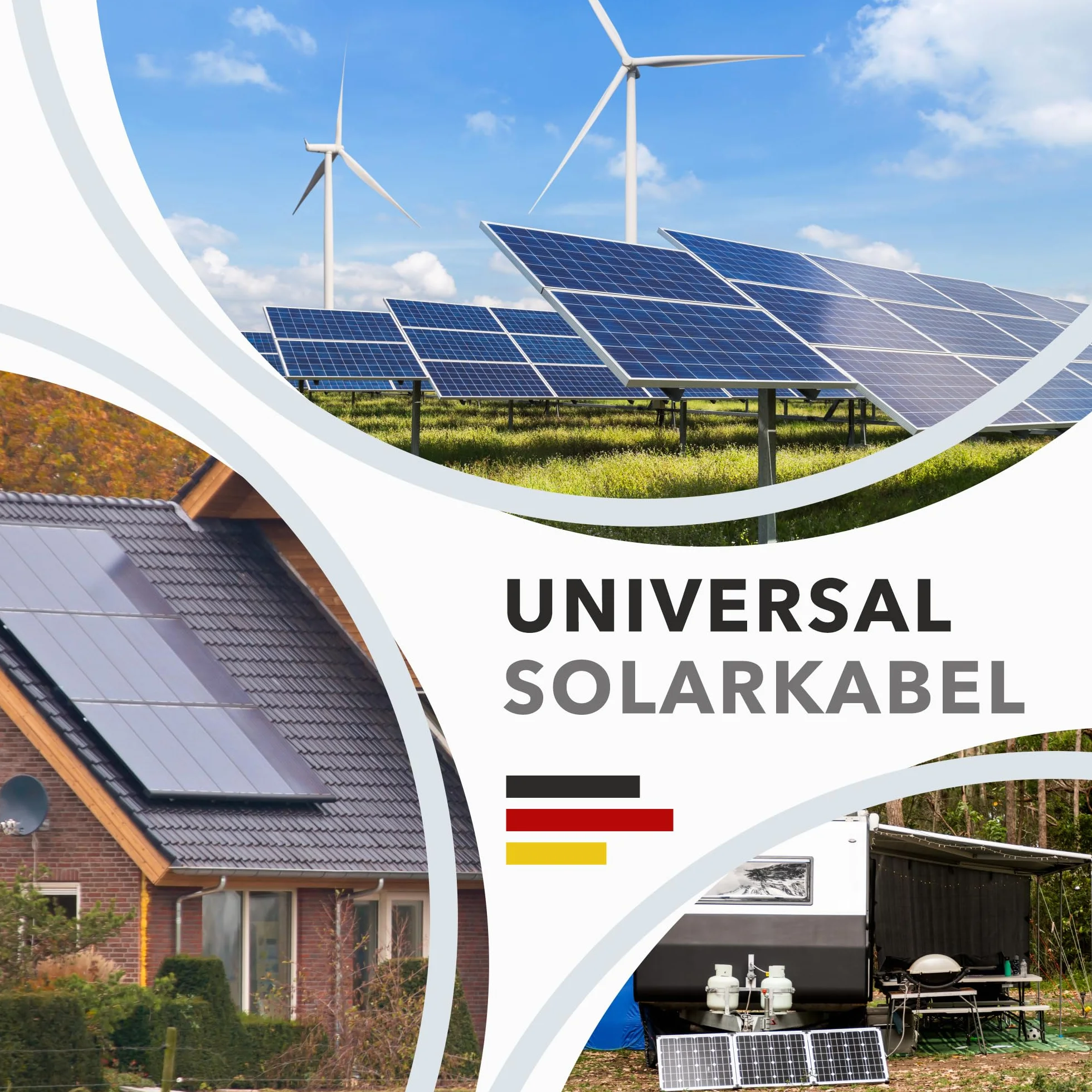 RedStar24 Cable Solar 4mm² 6mm² IP68 Extensión Fotovoltaico Resistente UV 2m