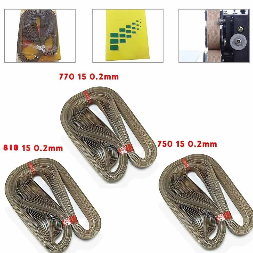 Bandas transportadoras de repuesto PTFE FR770 FR900 770x15 mm