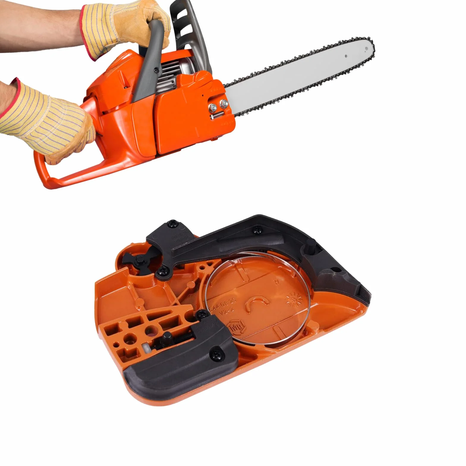 Zestaw sprzęgła z hamulcem łańcucha do pilarki Husqvarna 445 450 544097901 544097902