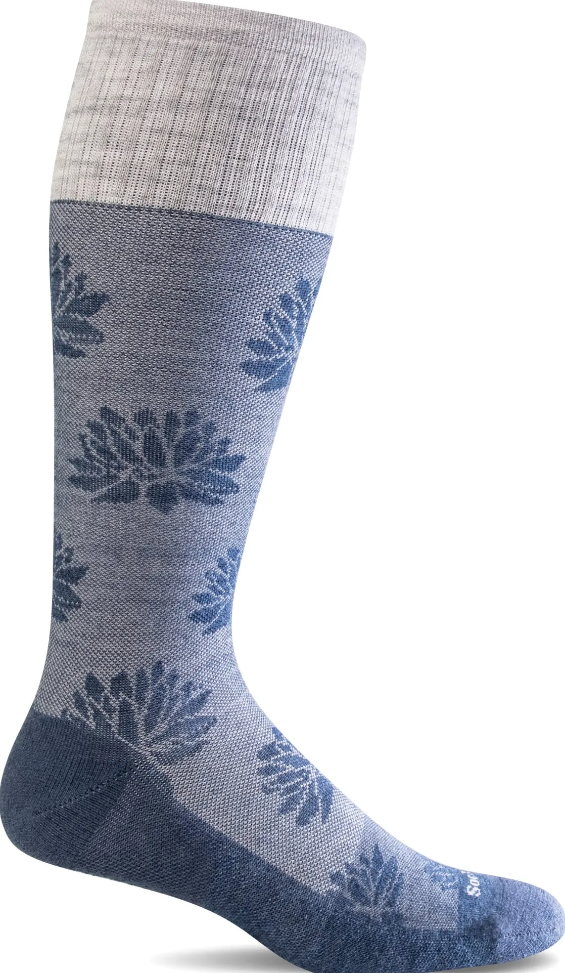Sockwell Women's Lotus Lift Firm Graduated Compression Sock, Barley - M/L