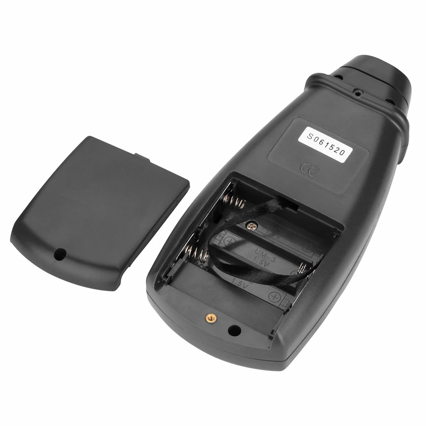 FITNATE 20713A Tacómetro Digital RPM, Medidor de Velocidad sin Contacto, 2,5~99 999 RPM con Baterías y Cinta Reflectante