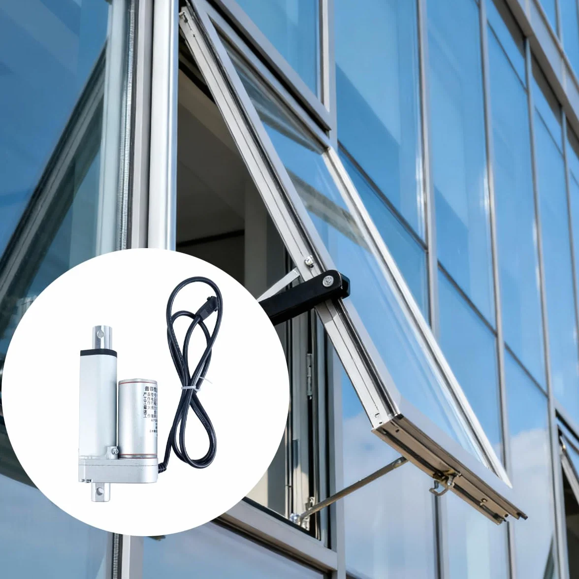 Actuador lineal eléctrico 24V CC 750N 50mm para elevación industrial