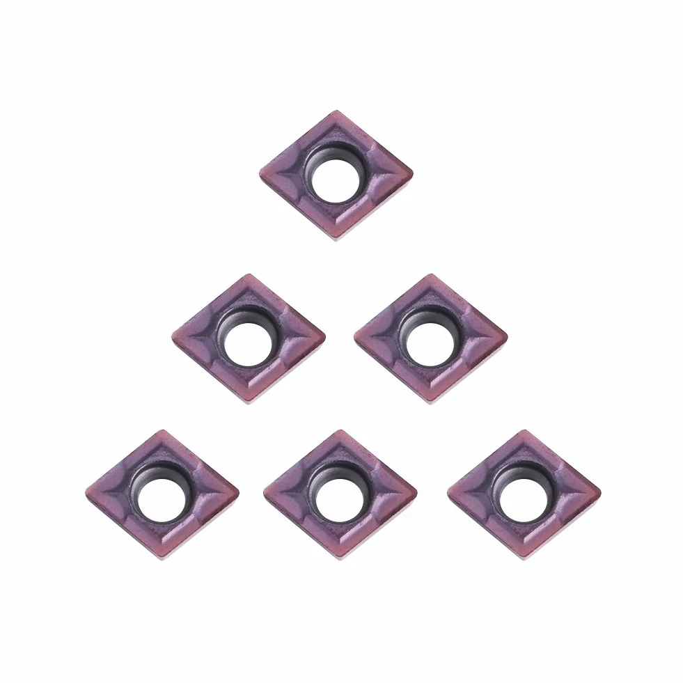 CCMT060204 VP15TF Insertos de Carburo CNC para Acero Regular
