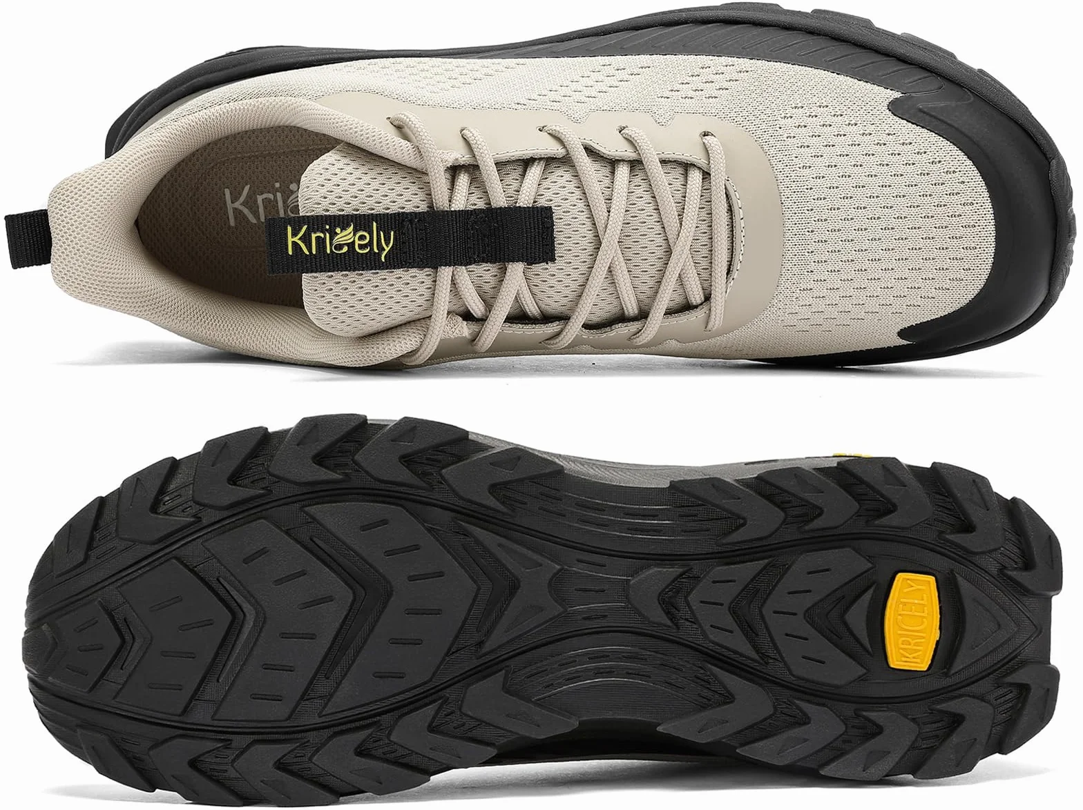 Kricely Zapatillas de Trail Running Hombre Zapatillas de Trekking Zapatos de Senderismo Ligero Antideslizantes AL Aire Libre Deporte Tenis Sneakers