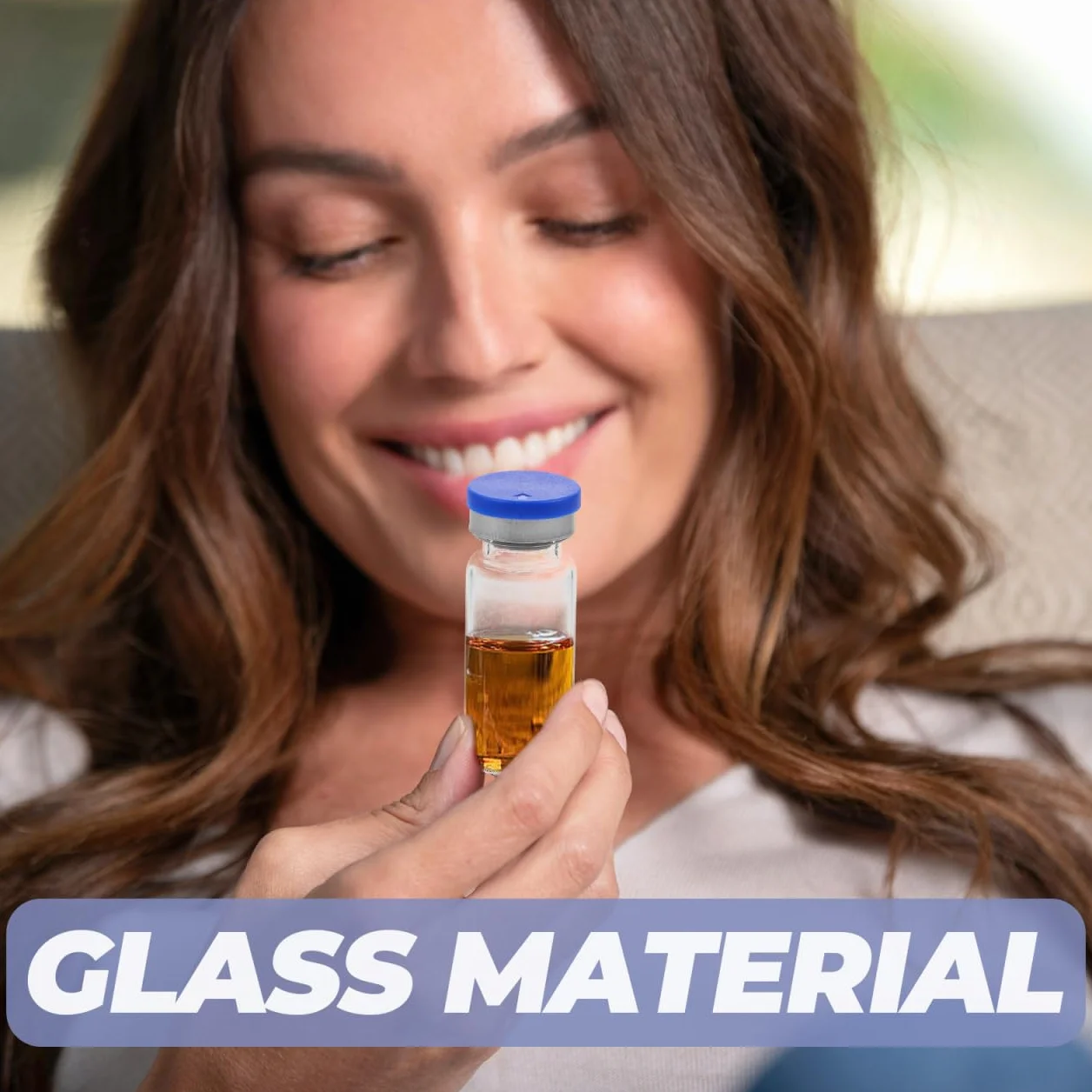 ULTECHNOVO Botellas Viales Transparentes de Vidrio 10ml 20 Piezas con Tapas Viales Vacías de Laboratorio